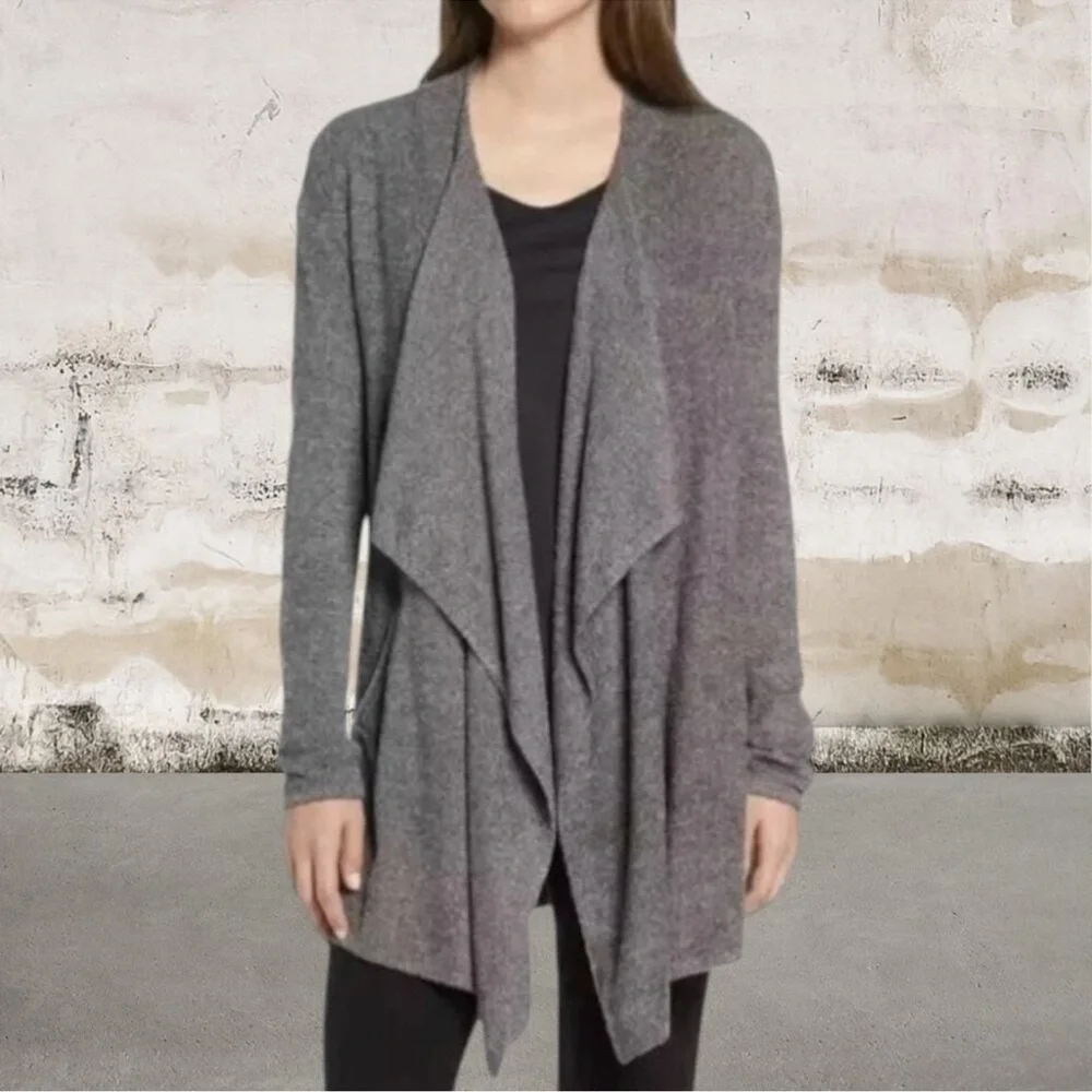 Barefoot Dreams gray Calypso Wrap cardigan coat NWT size XL